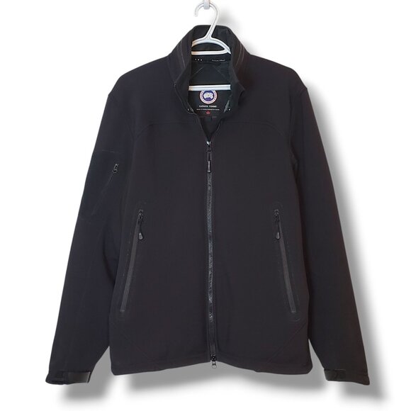 Canada Goose Soft Shell Fuzzy Lined Jacket Black Size L - Picture 1 of 10